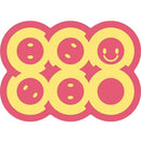 Style 2 Pink And Yellow Absorbent Diatomaceous Earth Pet Feeding Mat - Non-Slip & Quick Dry Placemat (50x80cm)