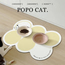 Style 5 Black And Blue Absorbent Diatomaceous Earth Pet Feeding Mat - Non-Slip & Quick Dry Placemat (50x80cm)
