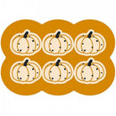Style 8 Yellow Pumpkin Pattern Absorbent Diatomaceous Earth Pet Feeding Mat - Non-Slip & Quick Dry Placemat (50x80cm)