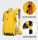 Black Lightweight 30L Hiking Backpack - Water-Resistant Outdoor Daypack for Trekking & Travel