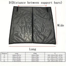 Size S Black Magnetic Car Window Sun Shade Screens & SUV Tailgate Mosquito Net Set - Breathable Bug Protection