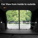 Size S Black Tailgate Mosquito Net Screen - Magnetic Bug Protection for Boot Opening
