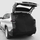 Size XL Black Tailgate Mosquito Net Screen - Magnetic Bug Protection for Boot Opening