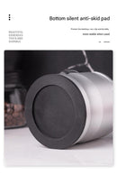 Silver Diamond Professional Aluminum Espresso Tamping Station - Adjustable Portafilter Holder Stand
