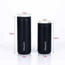 Red And Purple Gradient Color Sleek Insulated Stainless Steel Coffee Tumbler Set (400ml & 500ml) - One-Touch Lid Travel Mugs