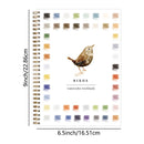 Bird 2-Pack Watercolor Painting Set - Premium Bird-Themed Coloring Books with Watercolor Paints (22.86×16.51cm) - Artist-Grade Workbook Kit