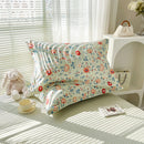 Fragrant Flowers 100% Cotton Pillowcase Set (Pack of 2) - Breathable Standard Size 48x74cm Pure Cotton Pillow Covers