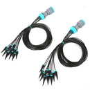 2 Pcs 10-Piece Slow Drip Watering Kit - 160cm Tube Length for Potted Plants, Succulents & Indoor Gardening