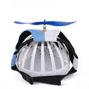 M Red Pet Baseball Cap with Spinning Propeller - Colorful Fun Design - See Details for Sizing