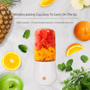 Purple Compact Portable Blender - USB Rechargeable Mini Juicer Cup with 4 Blades