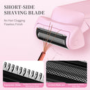 Pink 2-in Women's Electric Body & Bikini Trimmer Kit - Painless Ultra-Close Shaver