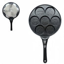 Black Smiley Versatile Non-Stick Frying Pan (27cm) - Induction Ready Skillet for Everyday Cooking
