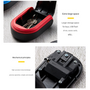 Green 3PCS Wall Mount Plastic Combination Key Lock Box - Secure Key Safe Storage Box