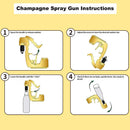 Gold Party Atmosphere Setting Tools Party Atmosphere Props - Novelty Beer Bottle Ejector & Stopper
