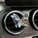 Quicksand Gold Butterfly Set of 3 Butterfly Car Air Vent Clips - Decorative Scent Diffuser Ornaments