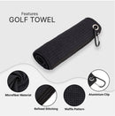Blue Microfiber Waffle Weave Golf Towel Set - 4 Pack (40x60cm) - Ultra Absorbent & Quick Drying
