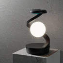Grey-Black Modern Levitating LED Desk Lamp  - Spiral Design Atmosphere Light