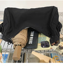 An elegant black shoulder bag for travel and work