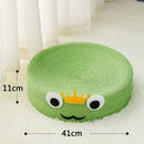 Adorable All Sisal Frog Cat Scratching Post and Lounger - 41cm Cat Claw Proof Basin