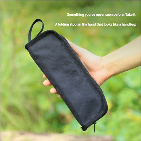 Outdoor Ultralight Folding Camping Chair - Black