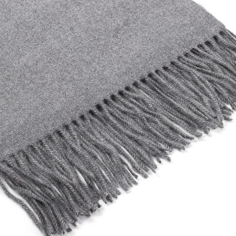 Luxury Cashmere Blend Scarf, Large 200x70cm Fringed Scarf (Turmeric)