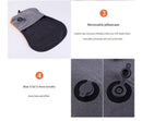 Inflatable Camping Pillow - Lightweight 46x32x12cm Travel Pillow 180g in Grey