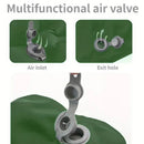 Inflatable Seat Cushion - Portable 40x30x5cm Camping Pad in Olive Grey