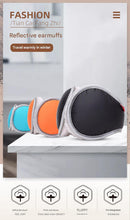 Green Winter Comfort Folding Earmuffs - Soft Fleece, Windproof and Waterproof