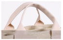 Military green Canvas Lunch Tote Bag - Stylish Handbag with Multiple Compartments for Women