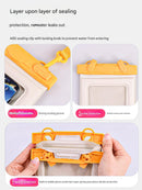 IPX8 Waterproof Phone Pouch with Inflatable Floating Layer,Touchscreen Dry Bag for Swimming(green)