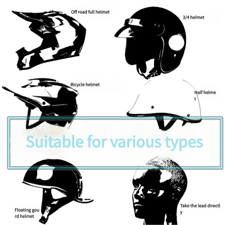 White Black Motorcycle Goggles - UV-Protective Anti-Dust Riding Glasses for Outdoor Sports(Red lenses)