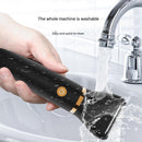 3-in-1 Men's Electric Body Groomer & Hair Clipper Kit - Waterproof, USB-C Rechargeable with Charging Dock(black)