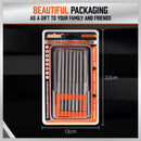32-Piece Extra Long Screwdriver Bit Set - 150mm S2 Steel Bits with Organizer Stand