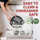 Upgraded Meat Shredder Tool - Rotating Chicken & Pork Puller with Anti-Slip Base & Ergonomic Grips(black)