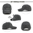 Vintage New York Est. 1625" Washed Cotton Baseball Cap - Adjustable & Unisex(Wine red)"