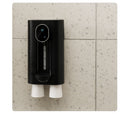 Smart Automatic Mouthwash Dispenser - Wall-Mounted, 3 Adjustable Levels, LED Display & Magnetic Cups(Black)