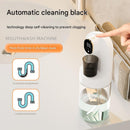 Smart Automatic Mouthwash Dispenser - 4 Adjustable Levels, LED Display, 2000mAh Battery & Magnetic Cups(white)