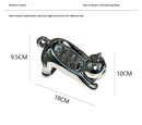 Charming Cat-Shaped Ceramic Soap Dish - Creative & Versatile Home Decor Accent(Milky white)