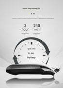 Professional Electric Hair Clipper & Beard Trimmer - USB Rechargeable, LED Display(gold)