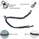 Pink Pet Double-Ended Rope + 1.5M Leash - Easy to walk two dogs, tangle-free design