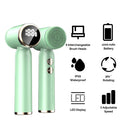Purple 6-in-1 Electric Facial Cleansing Brush Set - Rechargeable & Waterproof