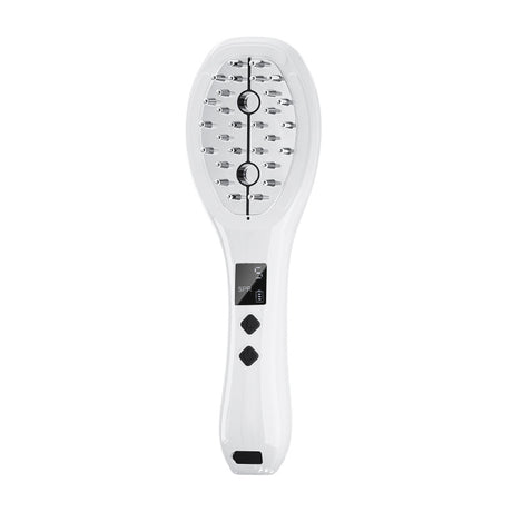 Multi-function Scalp Applicator Comb - Ultrasonic Spray, Red/Blue Light, Microcurrent