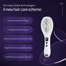 Multi-function Scalp Applicator Comb - Ultrasonic Spray, Red/Blue Light, Microcurrent