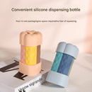 Brown suit Silicone Travel Bottles Set (4 Pack, 60ml) - Leakproof Refillable & Squeezable