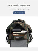 Folding Camo Backpack Stool - Portable Chair for Camping & Fishing