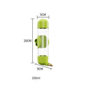 Green Automatic Bird Water Feeder Bottle (200ml) - Leakproof No-Drip Dispenser for Parrots