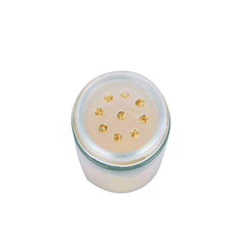 Modern stainless steel square spice revolving rack with 12 (88 ml each) empty glass jars