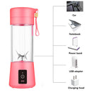Rose Red Portable Blender USB Rechargeable - Personal Size Smoothie Maker On The Go