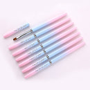 Professional Nail Art Brush Kit (15pcs) - Gradient Handles Manicure Tools