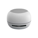 White Cordless Tabletop Crumb Sweeper - USB Rechargeable Mini Vacuum for Desk